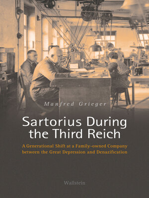 cover image of Sartorius During the Third Reich